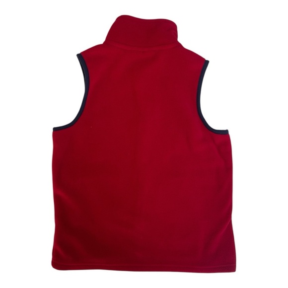 CAT (Caterpillar) Vibrant Red Fleece Vest Size: 7/8 S - Picture 2 of 9